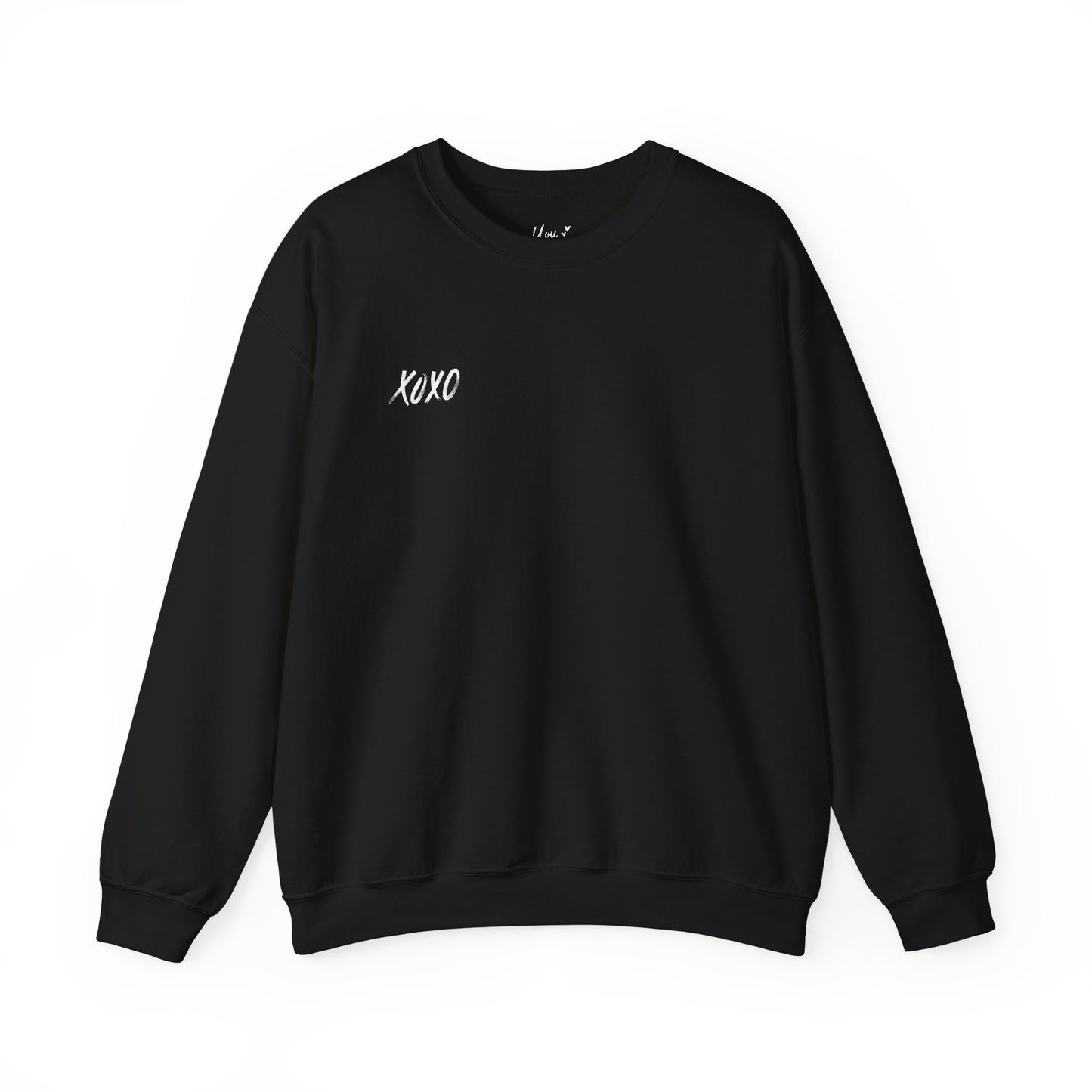 XOXO Embroidered Crewneck Sweatshirt - Minimalist Valentine's Day Sweater
