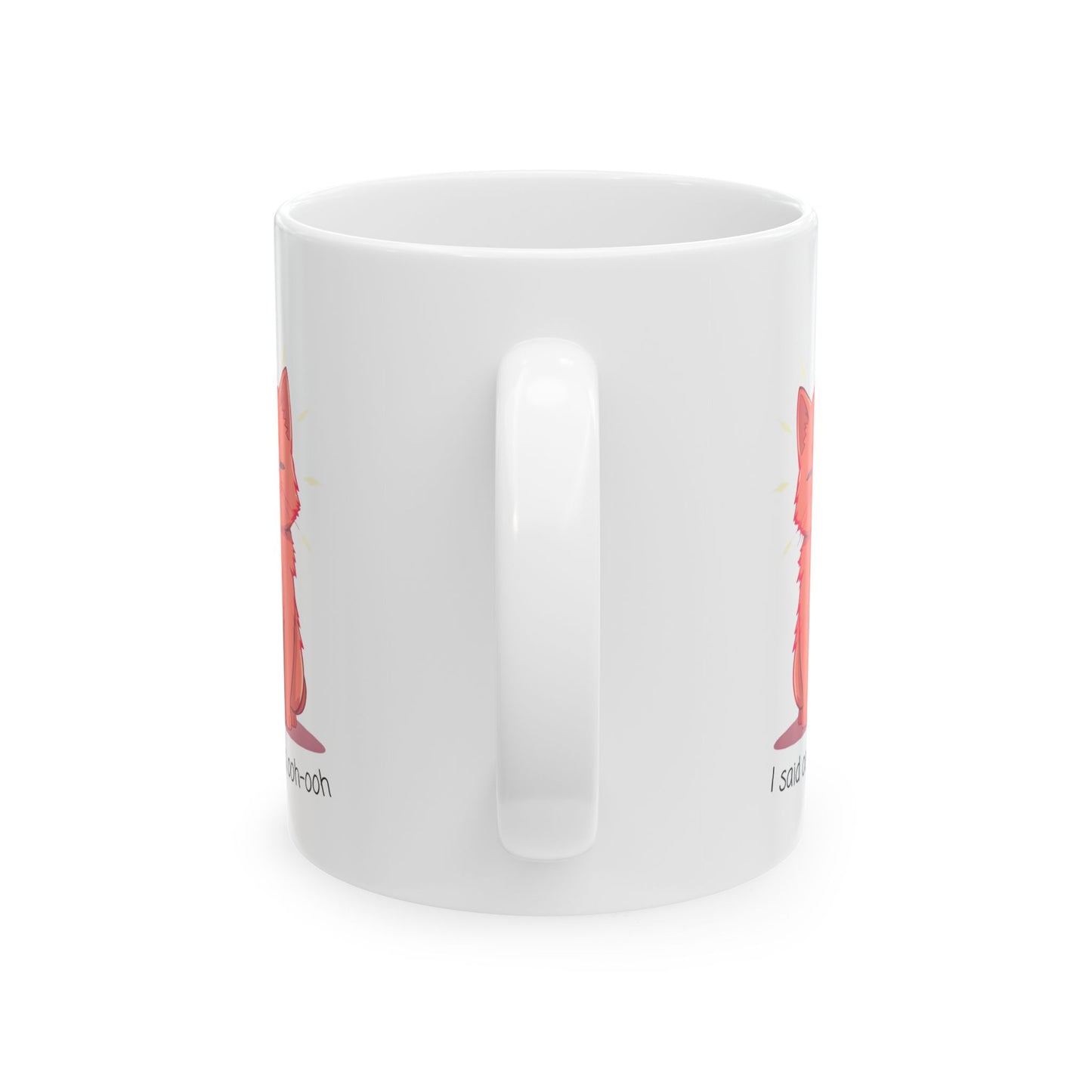 "I Said Ooh, Ooh-Ooh" Orange Cat Meme Mug - Viral TikTok Trend Coffee Mug